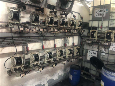 江蘇氣動隔膜泵應用現場